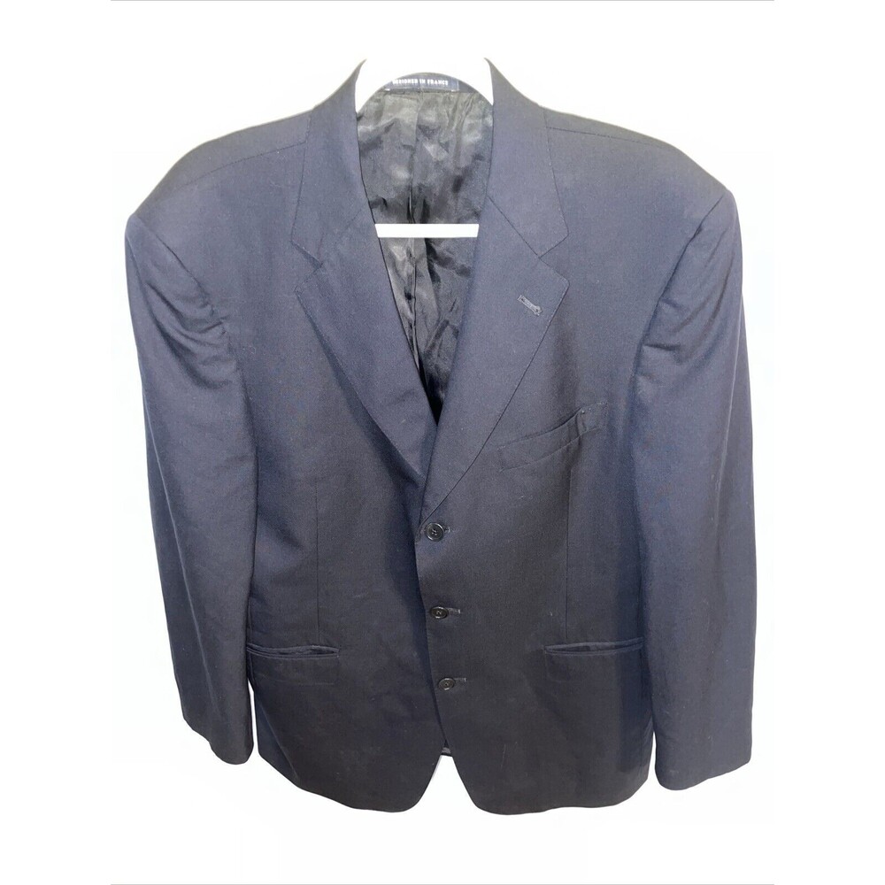 Daniel Cremieux Men’s Dress Blazer Size 42R Black Ing Loro Piana Business Formal